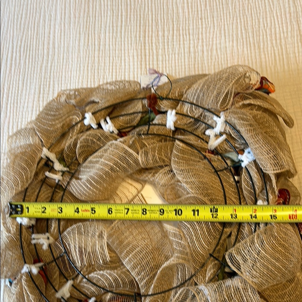 Thanksgiving Ribbon Wreath - Picture 4 of 6